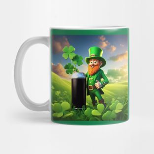 Folk Art Leprechaun Mug